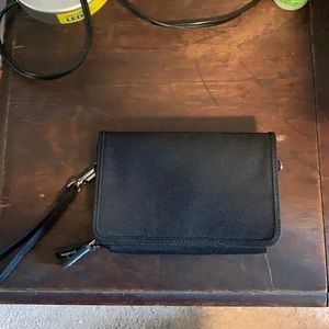 Vera Bradley wallet w/ crossbody strap